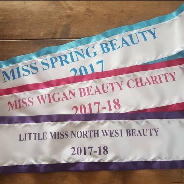 Adult Sash with Ribbon Trim - Image 6