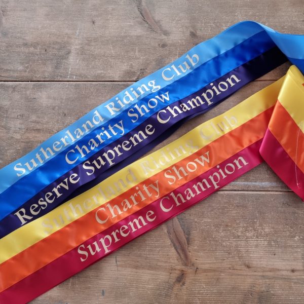 three tier equestrian sash